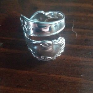 Silver Spoon Ring NWOT
